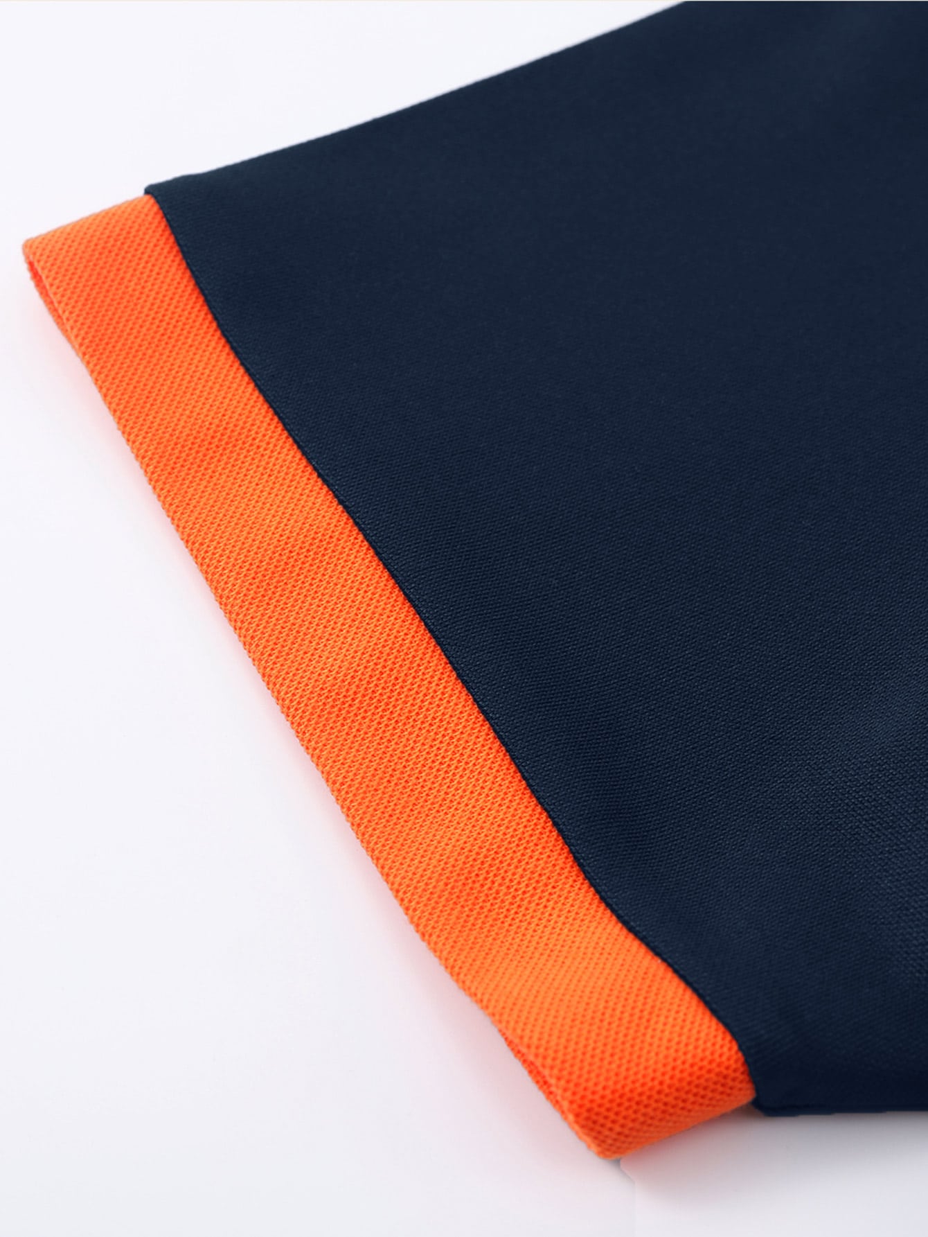 Men Contrast Trim Polo Shirt