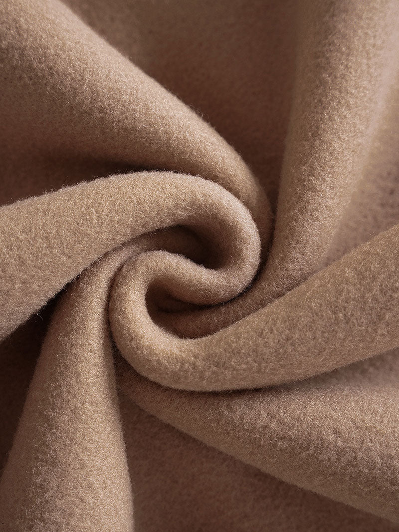 Men Solid Drawstring Pocket Detail Thermal Lined Sweatshirt