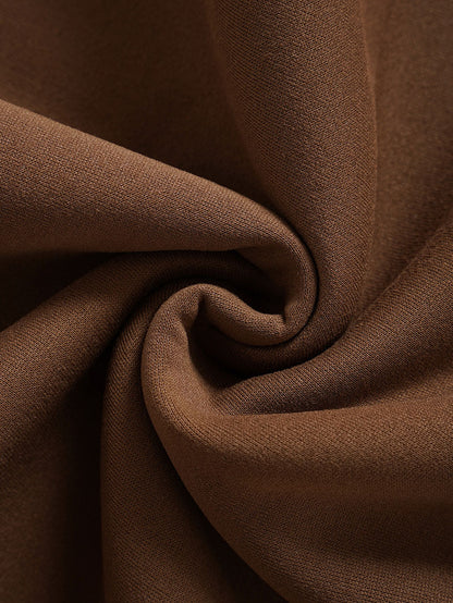 Solid Thermal Lined Sweatshirt